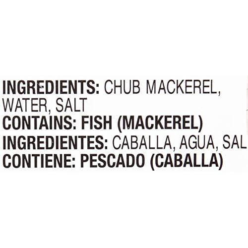 Bumble Bee Chub Mackerel, 15 oz Can (Pack of 12) - Canned Mackerel Fish, High Protein Keto Food, Gluten Free