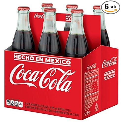 Mexican Coke Glass Bottle, 12 fl oz