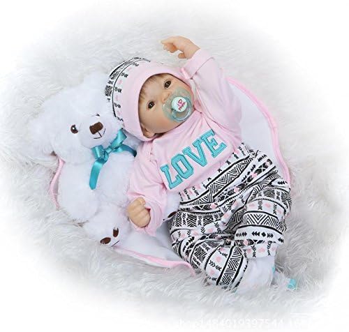Reborn Dolls Baby Clothes Pink Outfits for 20"- 22" Reborn Doll Girl Baby Clothing Baby Sets