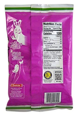 Tootsie Roll Chocolatey Midgees Easter Candy, 50 Count, 12 oz Bag