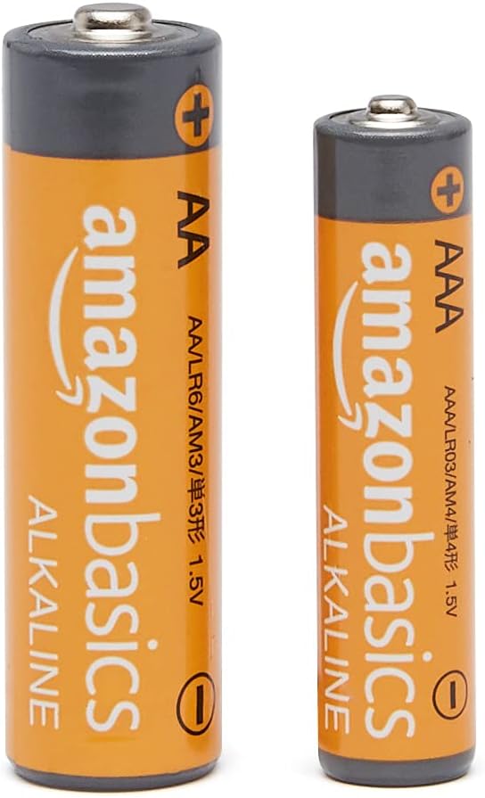 Amazon Basics 24 Count AA & AAA High-Performance Batteries Value Pack - 12 Double AA Batteries and 12 Triple AAA Batteries