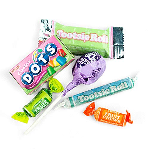 Tootsie Roll Childs Play Easter Basket Bulk Individually Wrapped Candy Assortment Mix in Resealable Bag, 24.6 oz