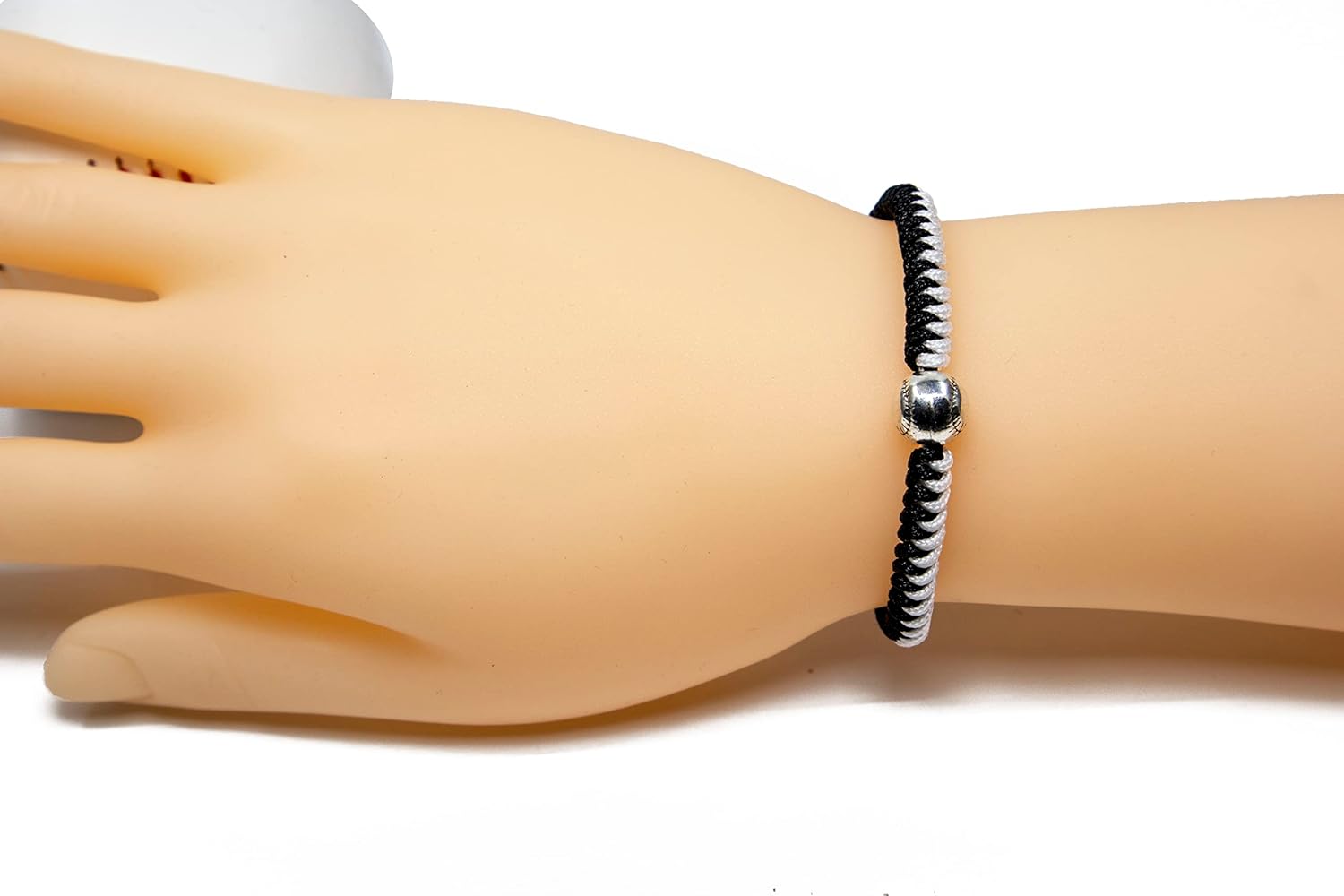 Braided Bracelets Baseball Gifts for Boys Adjustable Wristbands with Baseball Beads, Inspirational Baseball Bracelets for Girls Teens Adults (Black 2PCS)