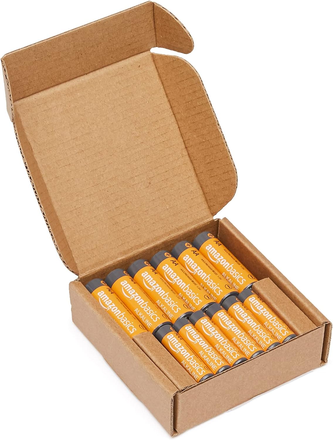 Amazon Basics 24 Count AA & AAA High-Performance Batteries Value Pack - 12 Double AA Batteries and 12 Triple AAA Batteries