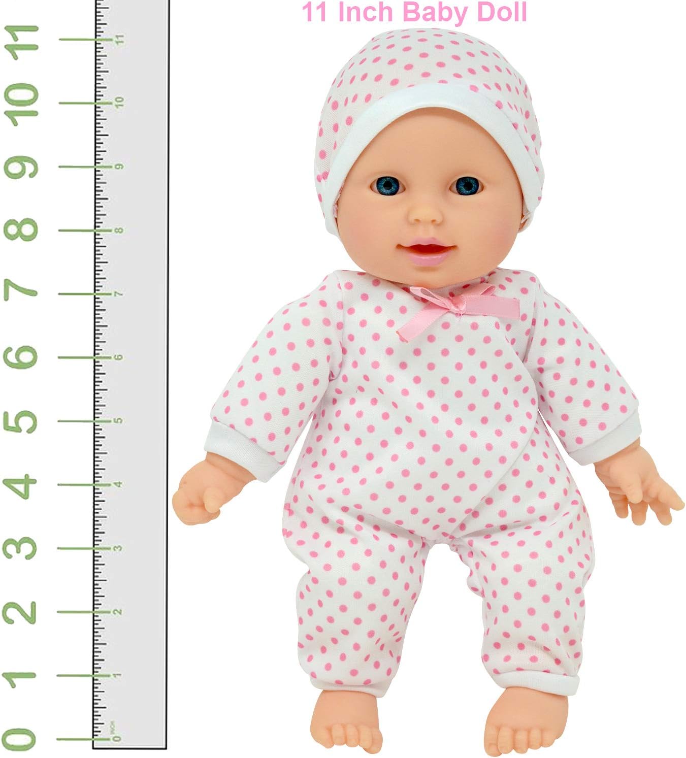 11 inch Soft Body Doll in Gift Box - Award Winner & Toy 11" Baby Doll (Caucasian)