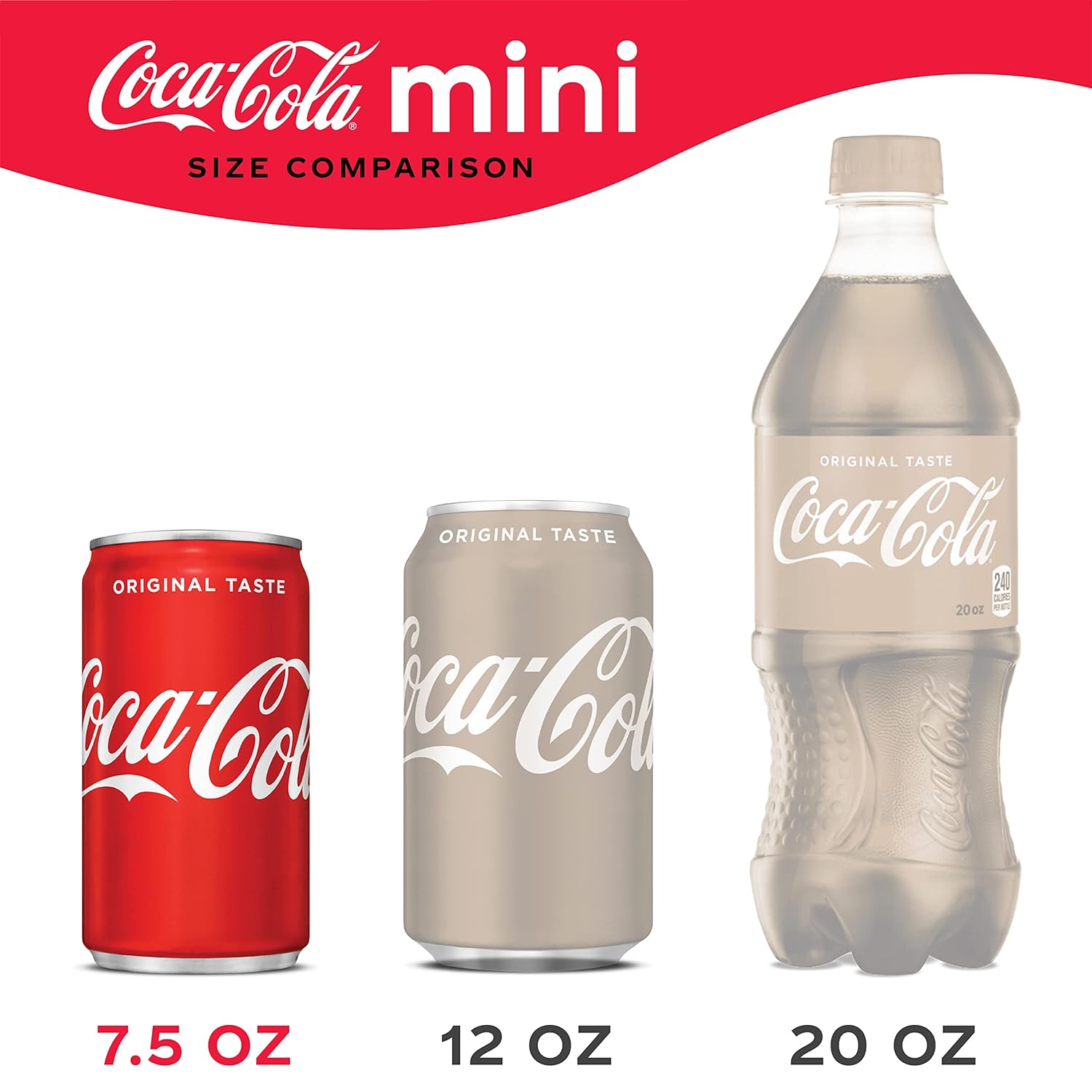 Coca-Cola Soda Soft Drink, 7.5 fl Oz (10 count)