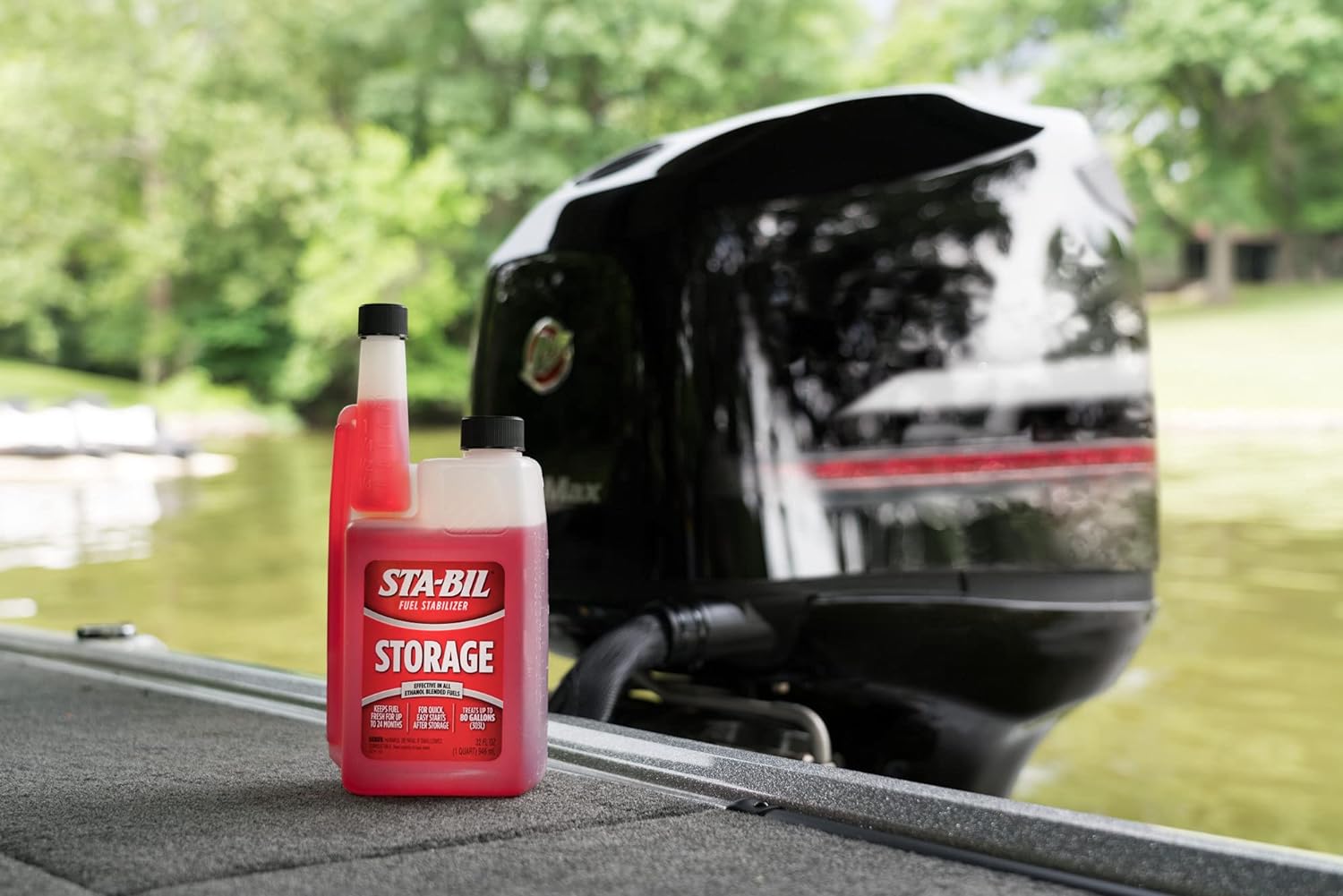 STA-BIL Storage Fuel Stabilizer - Keeps Fuel Fresh for 24 Months - Prevents Corrosion - Gasoline Treatment that Protects Fuel System - Fuel Saver - Treats 80 Gallons - 32 Fl. Oz. (22287)