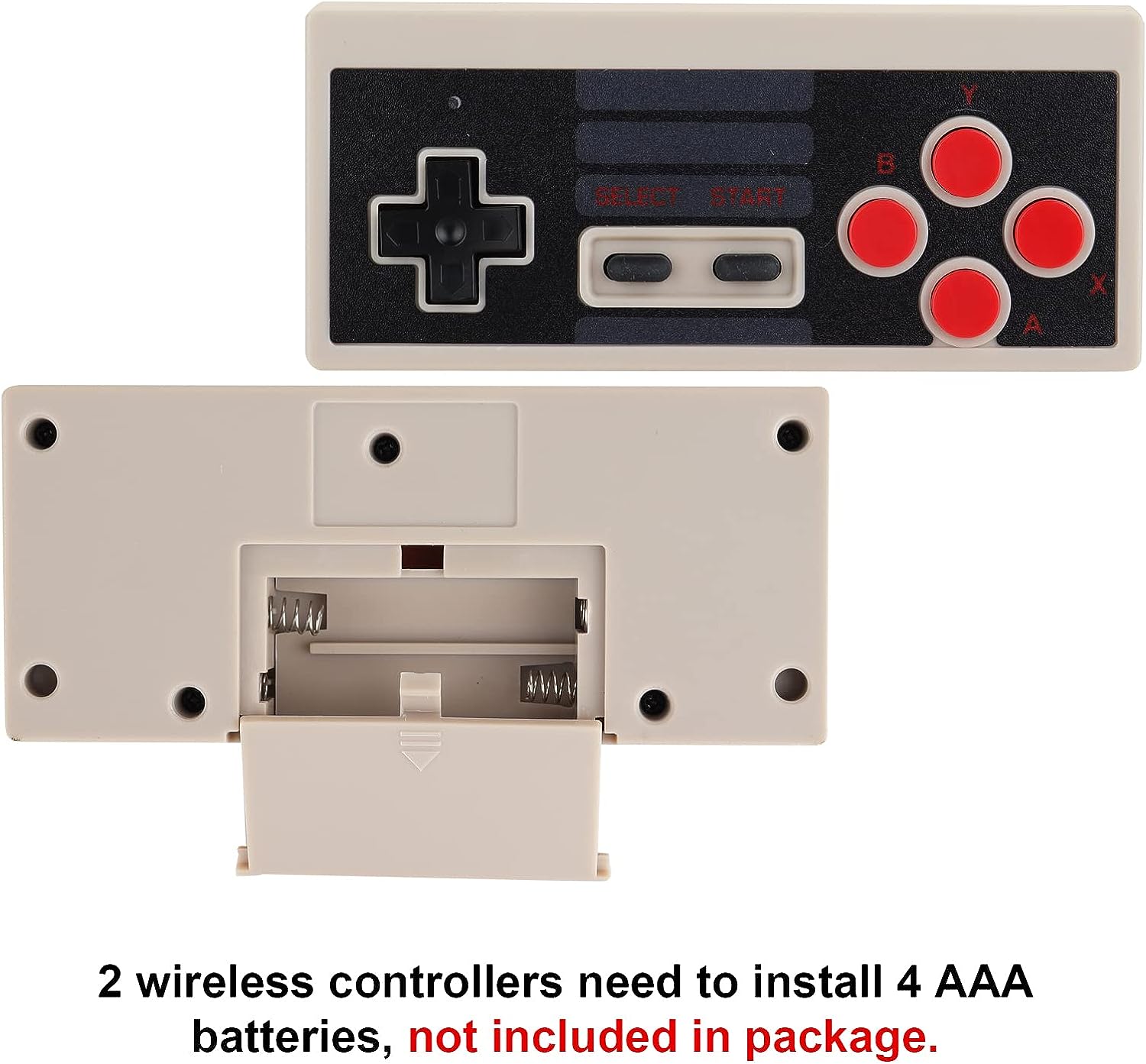 Classic Wireless Retro Video Game Console, AV Output Built-in with 620 Mini Retro Game Console Dual Players Mode for Dual Players Kids, Adult, Children Gift, Valentine/Birthday Gift