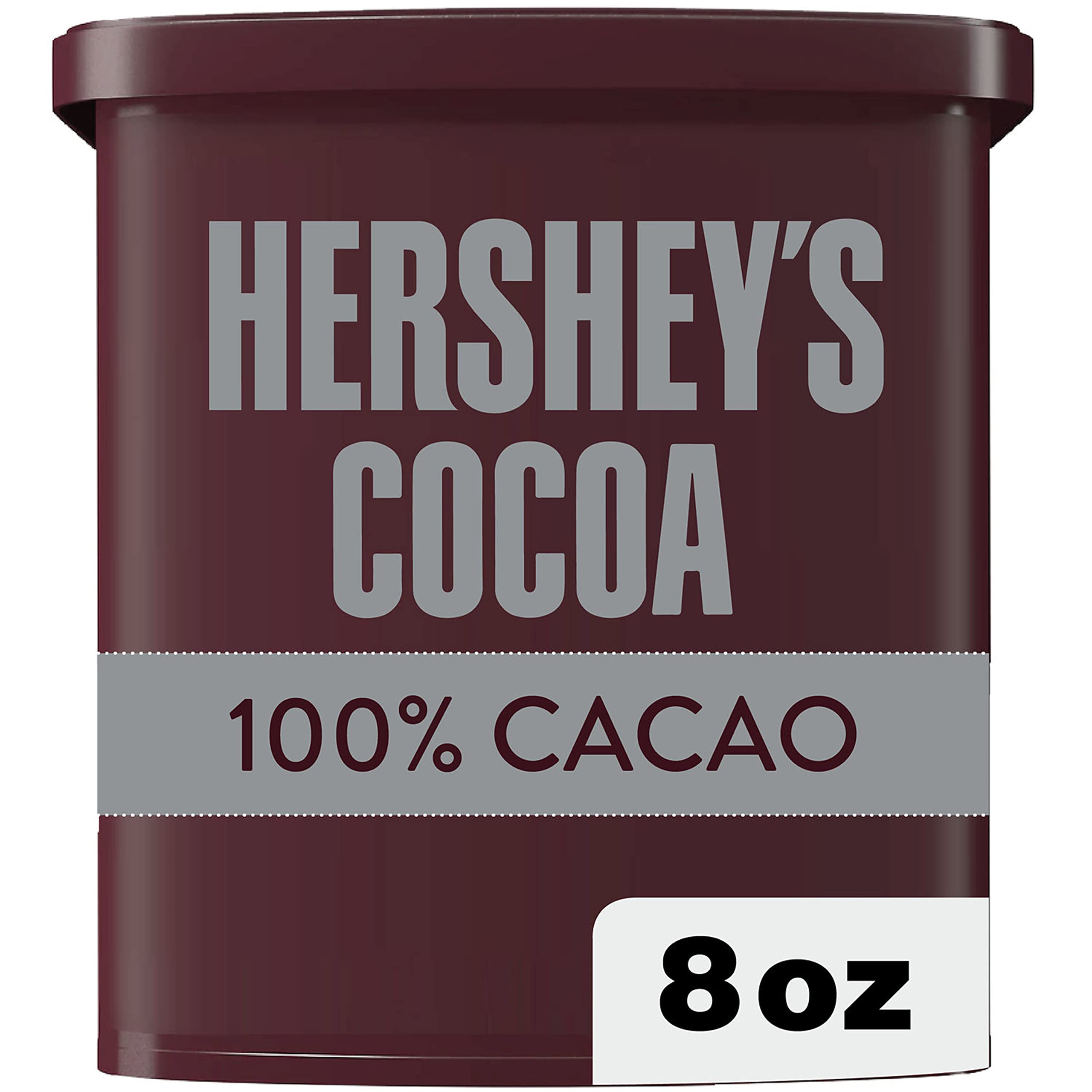 HERSHEY'S Natural Unsweetened Cocoa Powder Can, 8 oz