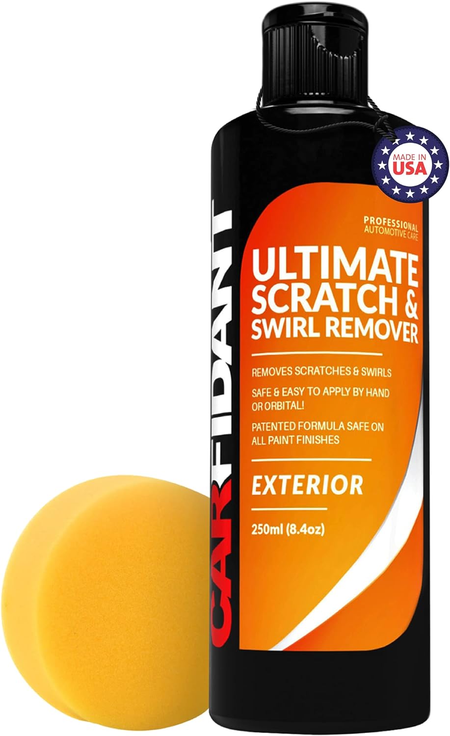 Carfidant Scratch and Swirl Remover - Car Scratch Remover for Deep Scratches with Buffer Pad, Scratch Remover for Vehicles Repair Paint Any Color - Rubbing Compound for Cars