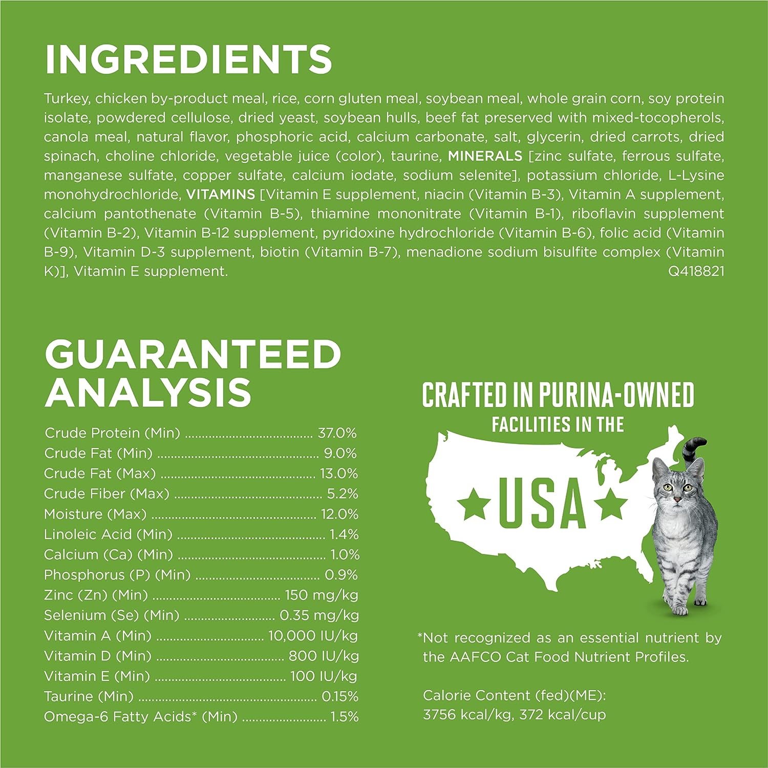 Purina ONE Natural, Low Fat, Weight Control, Indoor Dry Cat Food, +Plus Indoor Advantage - 3.5 lb. Bag
