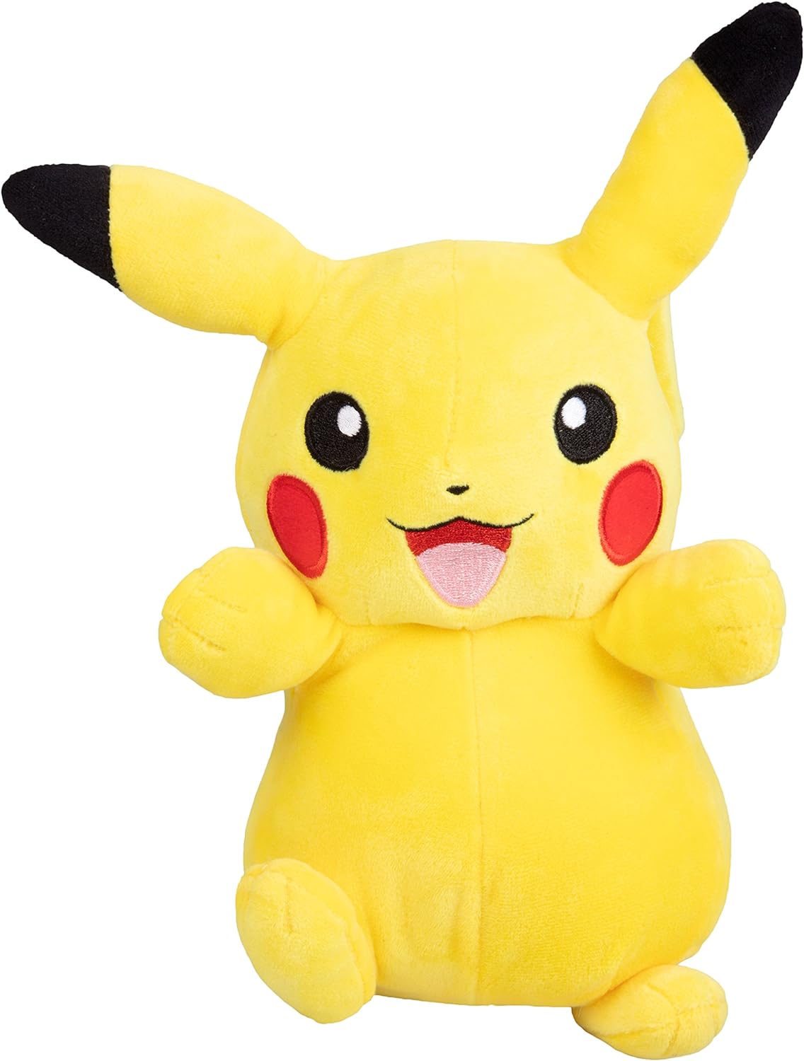 Pokémon 8" Pikachu Plush - Officially Licensed - Quality & Soft Stuffed Animal Toy - Generation One - Great Gift for Kids, Boys, Girls & Fans of Pokemon - 8 Inches