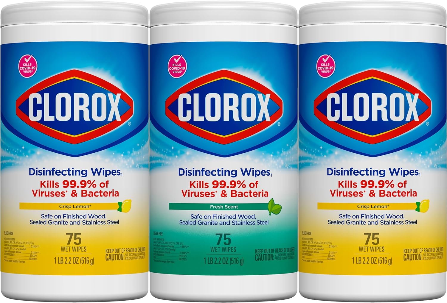 Clorox Disinfecting Wipes Value Pack, Cleaning Wipes