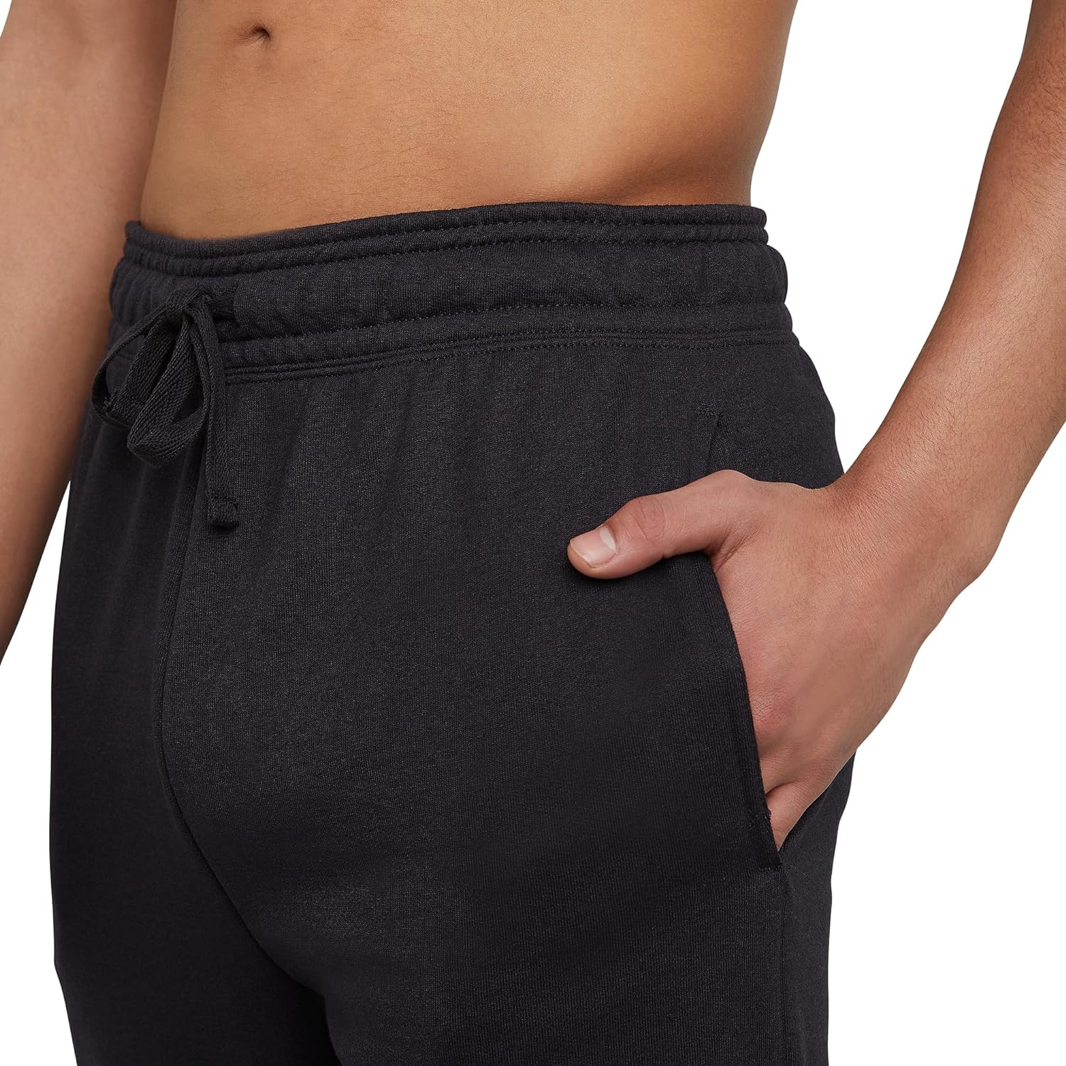 Hanes Men's EcoSmart Jogger Sweatpants, Men's Midweight Fleece Lounge Pants, 30.5"
