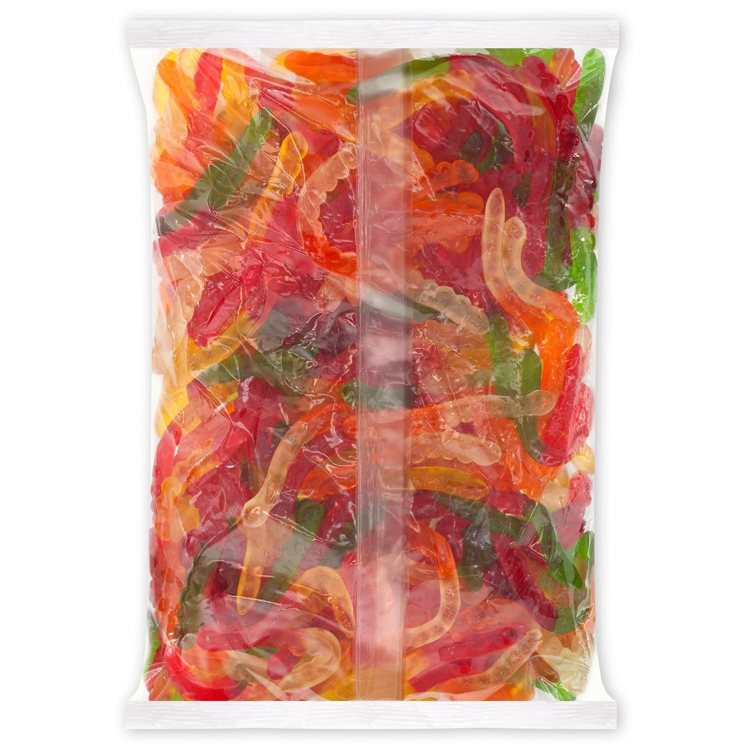Albanese World's Best Large Assorted Fruit Gummi Worms, 5lbs of Easter Candy, Great Easter Basket Stuffers