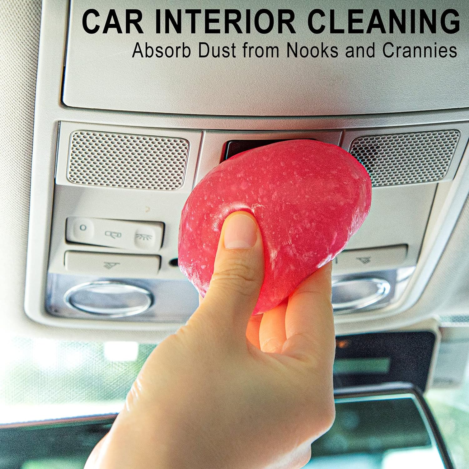 TICARVE Car Cleaning Gel Detailing Putty Car Putty Auto Detailing Tools Car Interior Cleaner Cleaning Slime Car Accessories Keyboard Cleaner Rose/NT WT: 5.6 oz (160 gr)