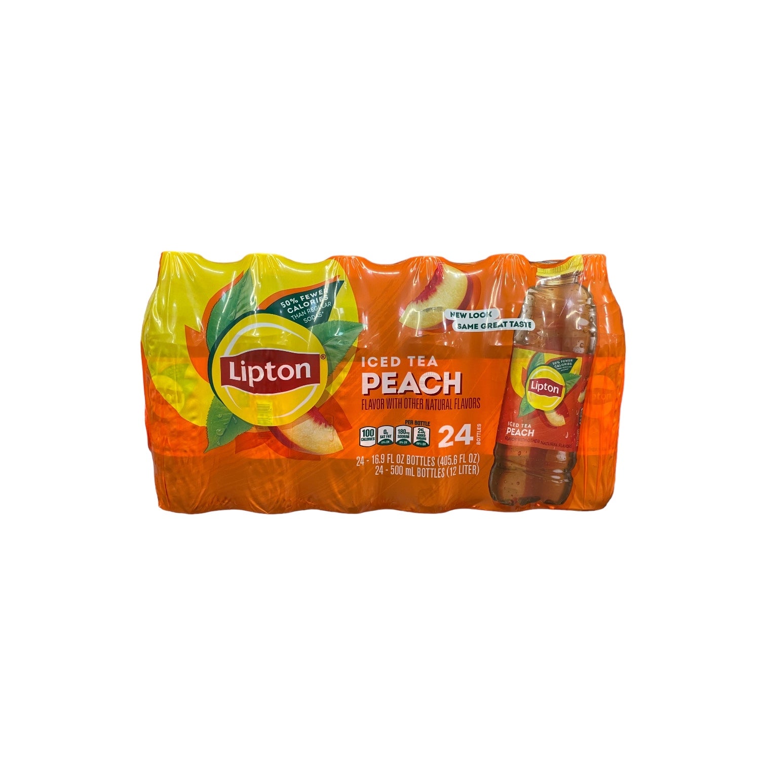 Lipton Iced Peach Tea, 16.9 oz, 24 Pack