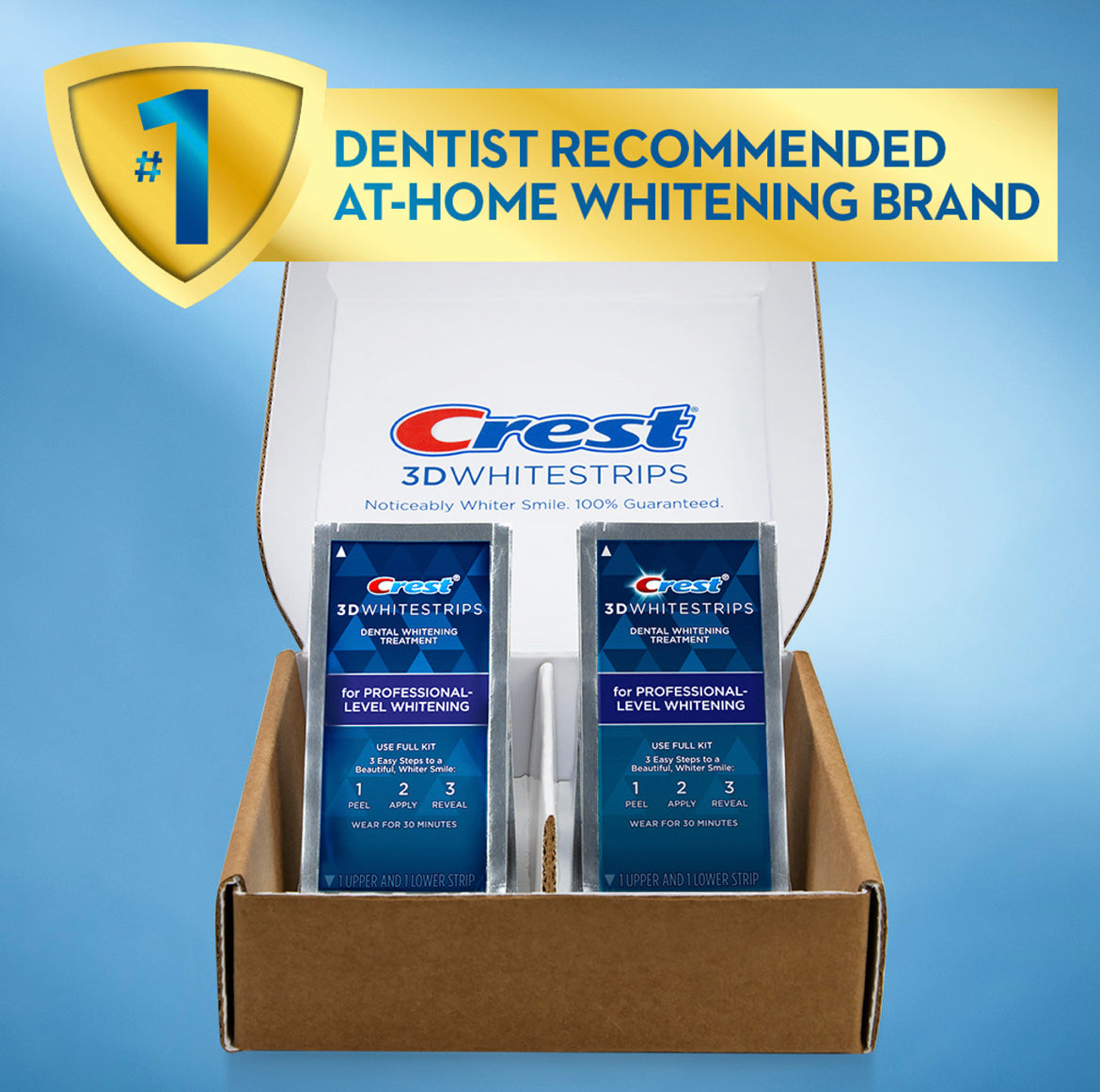 Crest 3DWhitestrips Professional Effects Teeth Whitening Strips