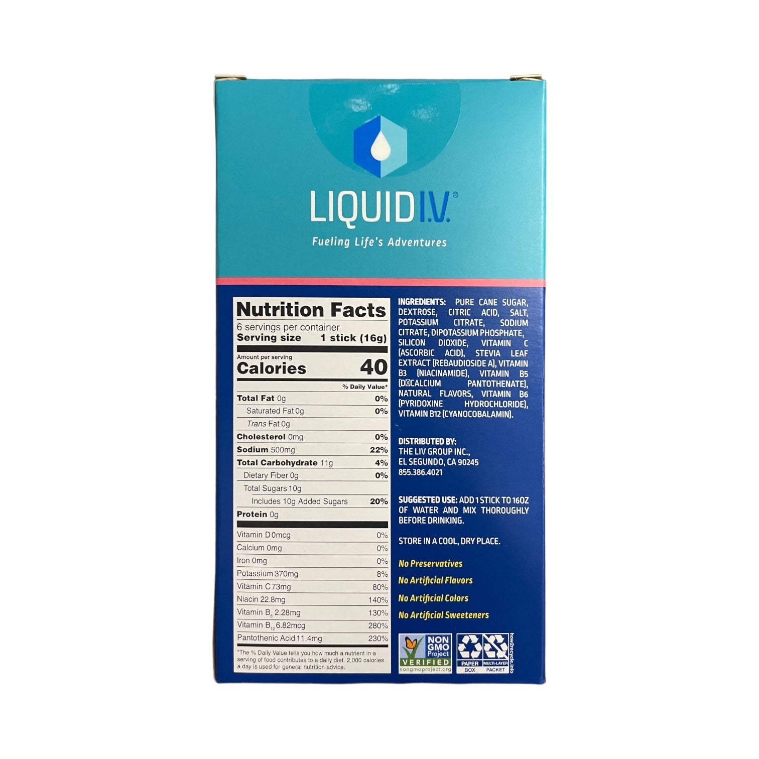 Liquid I.V. Hydration Multiplier, Strawberry Lemonade (6 Count)