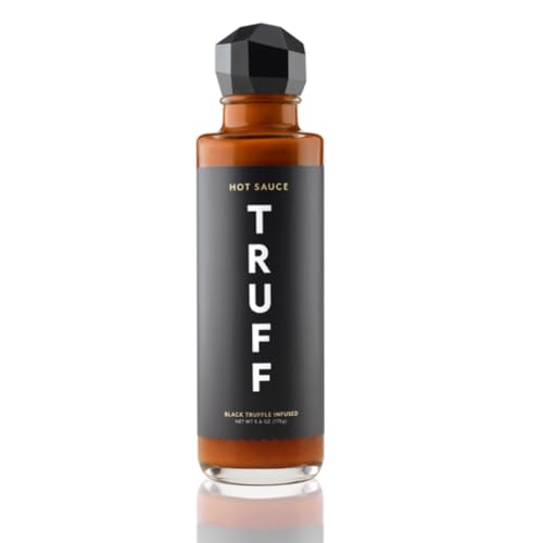 TRUFF Original Black Truffle Hot Sauce, Gourmet Hot Sauce with Ripe Chili Peppers, Black Truffle Oil, Agave Nectar, Unique Flavor Experience in a Bottle, 6 oz.