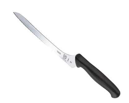 Mercer Culinary M23210 Millennia Black Handle, 10-Inch Wide Wavy Edge, Bread Knife