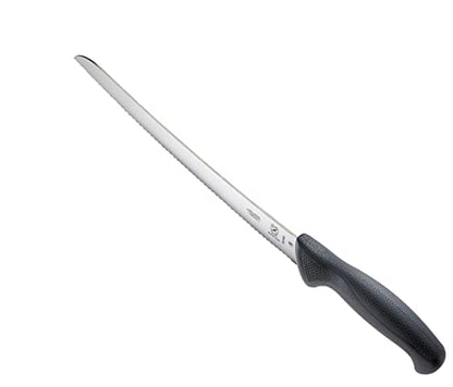 Mercer Culinary M23210 Millennia Black Handle, 10-Inch Wide Wavy Edge, Bread Knife