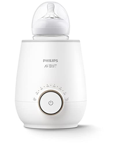 Philips Avent Premium Fast Bottle Warmer, with Smart Temperature Control, Water Bath Technology, Automatic Shut-off, Model SCF358