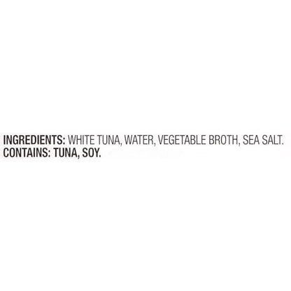 Bumble Bee Solid White Albacore Tuna in Water, 5 oz Can (Pack of 8) - Wild Caught Tuna - 29g Protein per Serving, High in Omega-3s - Non-GMO Project Verified, Gluten Free, Kosher