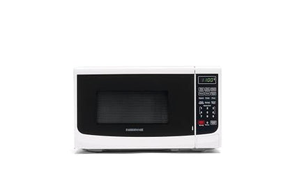 Farberware Countertop Microwave 700 Watts, 0.7 Cu. Ft. - Microwave Oven With LED Lighting and Child Lock - Perfect for Apartments and Dorms - Easy Clean Stainless Steel