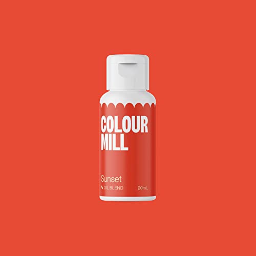 Colour Mill Oil-Based Food Coloring, 20 Milliliters Each of 6 Colors: Baby Blue, Navy, Royal, Sky Blue, Teal and Tiffany