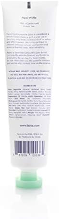 Boka Fluoride Free Toothpaste - Nano Hydroxyapatite, Remineralizing, Sensitive Teeth, Whitening - Dentist Recommended for Adult & Kids Oral Care - Ela Mint Flavor, 4 Fl Oz 1 Pk - US Manufactured