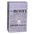 Mrs. Meyer's Clean Day Dryer Sheets, Lavender, 80 ct