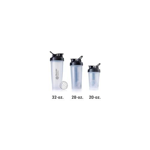 BlenderBottle Classic Shaker Bottle Perfect for Protein Shakes and Pre Workout, 28-Ounce (2 Pack), Moss/Moss and Navy/Navy