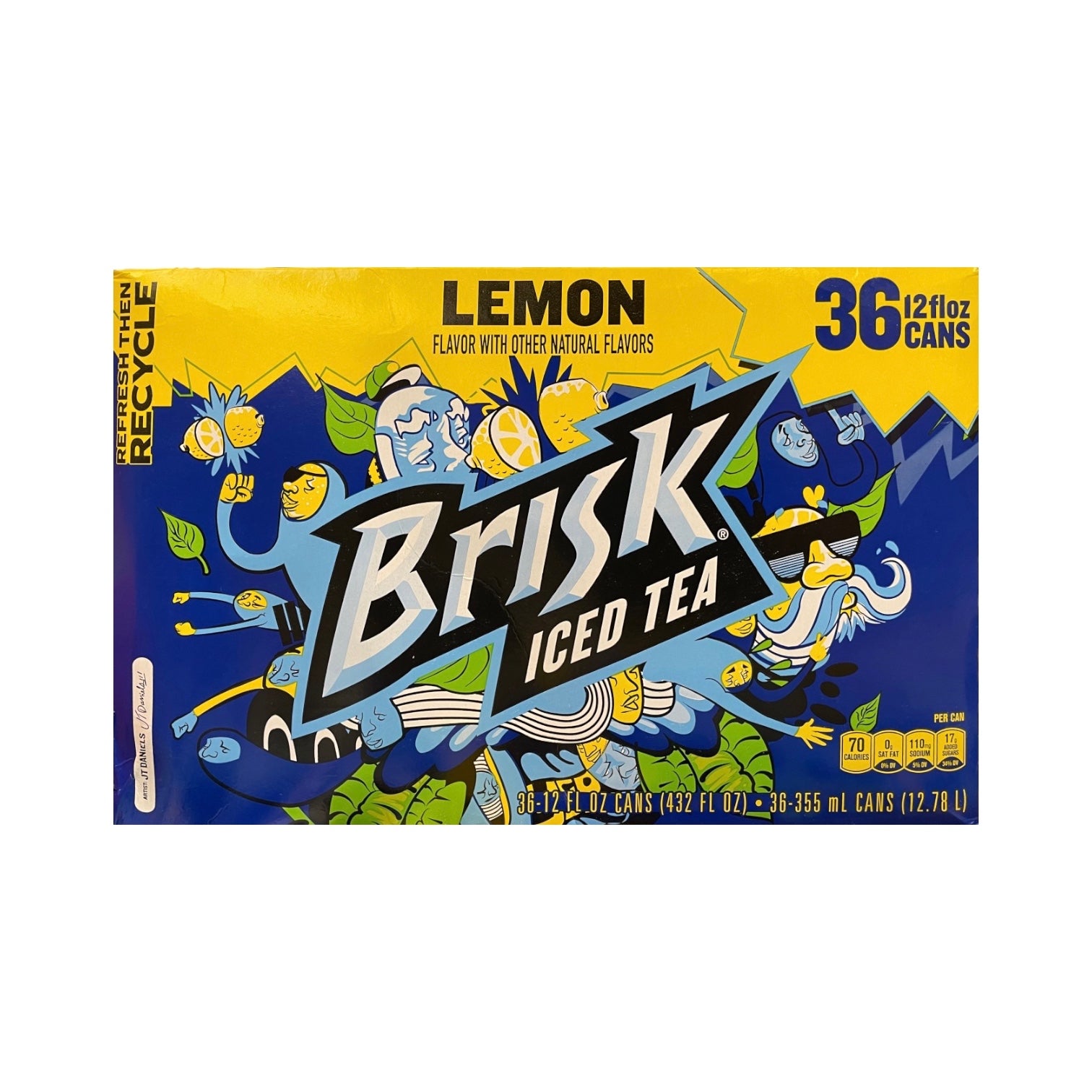 Brisk Iced Tea, Lemon (36 Count)