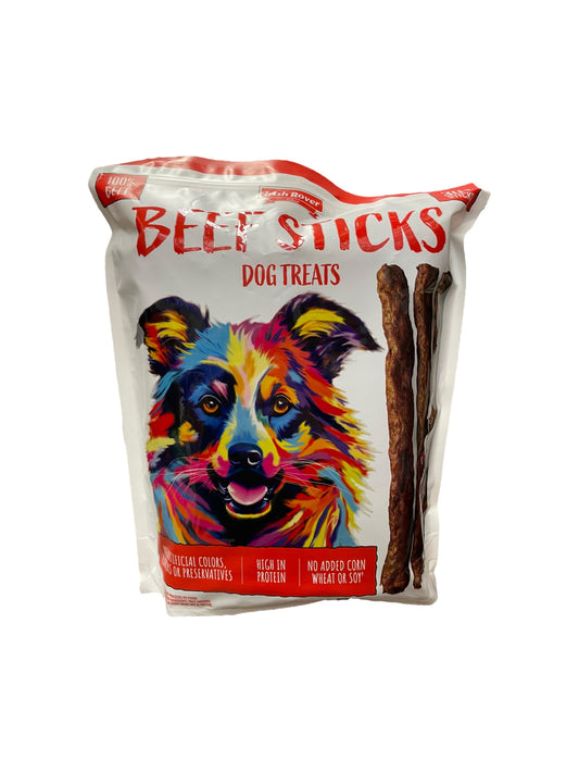 Irish Rover Beef Stick Dog Treats, (30+ Sticks)