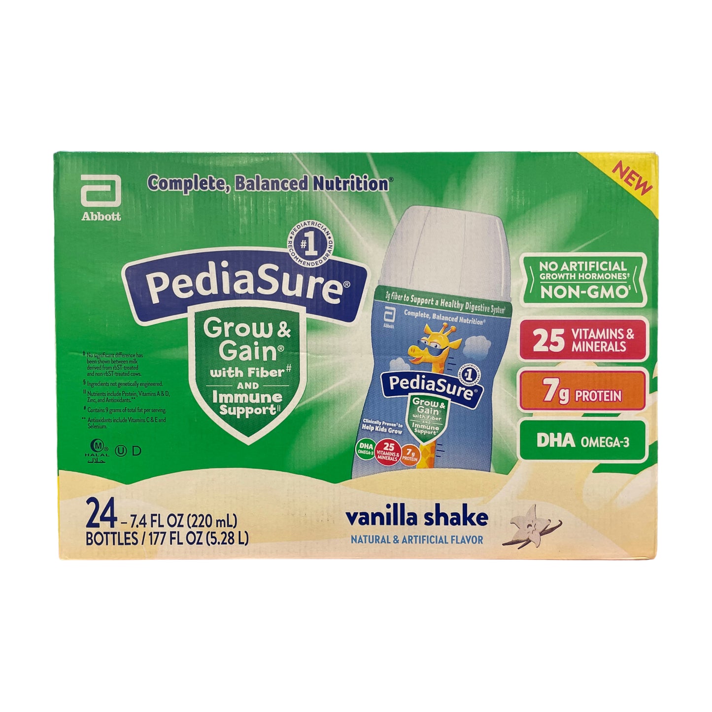 PediaSure Vanilla Shake, 7.4 oz (24 Pack)