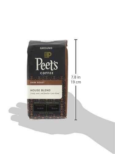 Peet's Coffee Major Dickason's Blend, Dark Roast Ground Coffee, 20 oz