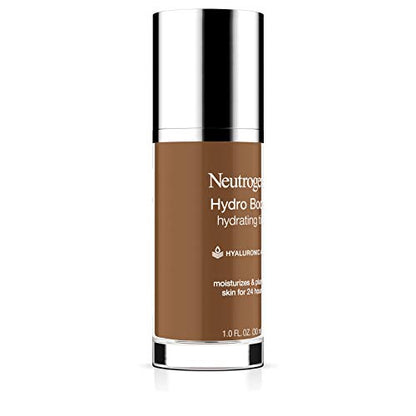 Neutrogena Hydro Boost Hydrating Tint with Hyaluronic Acid, Lightweight Water Gel Formula, Moisturizing, Oil-Free & Non-Comedogenic Liquid Foundation Makeup, 20 Natural Ivory, 1.0 fl. oz