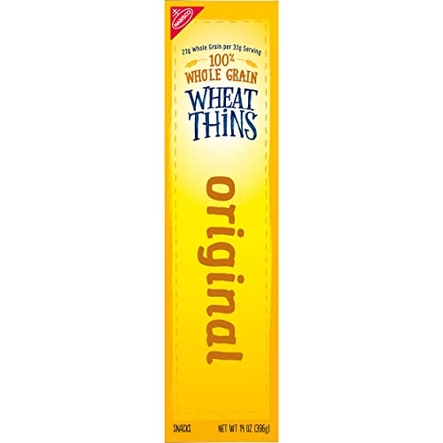 Wheat Thins Original Whole Grain Wheat Crackers, Party Size, 20 oz Box