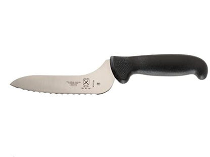 Mercer Culinary M23210 Millennia Black Handle, 10-Inch Wide Wavy Edge, Bread Knife