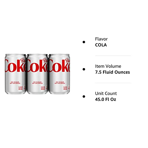 Diet Coke, 16.9 fl oz, 6 Pack (Package May Vary)