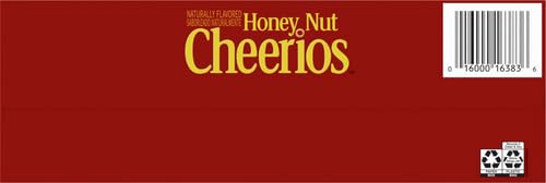 Honey Nut Cheerios Cereal, Limited Edition Happy Heart Shapes, Heart Healthy Cereal With Whole Grain Oats, 10.8 oz