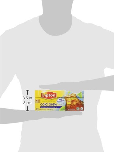 Lipton Unsweetened Iced Tea Bags, Family Size Tea Bags, 144 Total Tea Bags (24ct - Pack of 6)