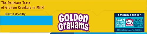 Golden Grahams Breakfast Cereal, Graham Cracker Taste, Whole Grain, Giant Size, 27.6 oz