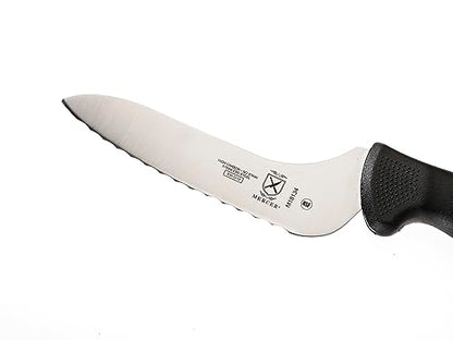 Mercer Culinary M23210 Millennia Black Handle, 10-Inch Wide Wavy Edge, Bread Knife