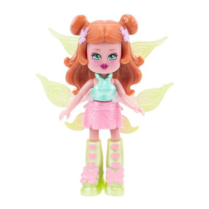 Royale High 3” Fire Fairy Fashion Doll - 1 Figure with 9 Fashion Accessories - Virtual Item Code Included - Series 1 - Ages 5+