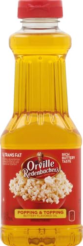 Orville Redenbacher's Popping & Topping Buttery Flavored Oil, 16 Fluid Ounce