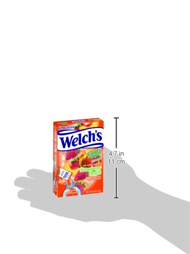 Welch's Singles To Go Variety Pack, Watertok Powdered Drink Mix, Includes 4 Flavors, Grape, Passion fruit, Strawberry Peach, Cherry Pomegranate, 1 Box (30 Servings)