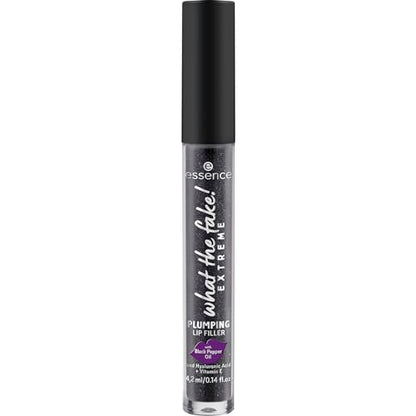 essence | What the Fake! Extreme Plumping Lip Filler (02 | Ice Ice Baby) | Glossy, Non-Sticky Finish with Peppermint Oil, Hyaluronic Acid, & Vitamin E | Vegan & Cruelty Free