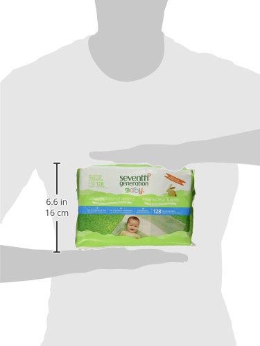 Seventh Generation Baby Wipes, Sensitive Protection with Flip Top Dispenser, White, unscented, 72 Count (Pack of 7) (Packaging May Vary)